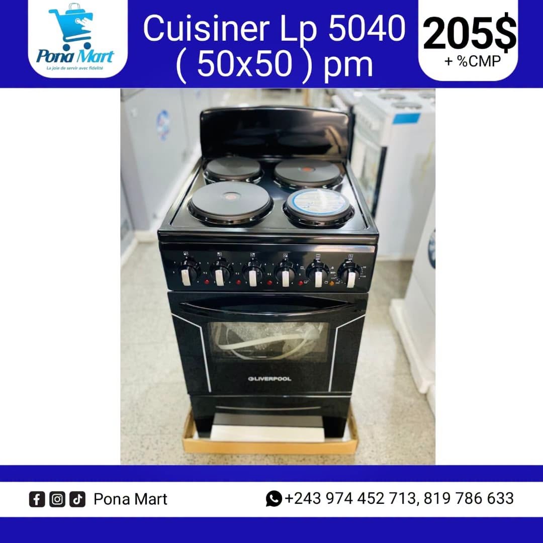 Cuisinière Liverpool LP 5040 (50x50) — Électrique